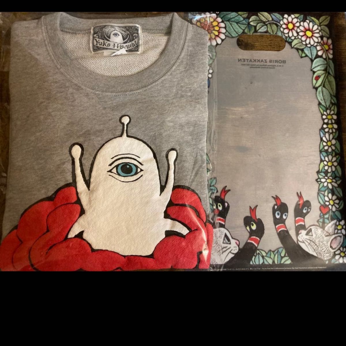 ヒグチユウコ トレーナー Mサイズ PARADE パレード ボリス雑貨店