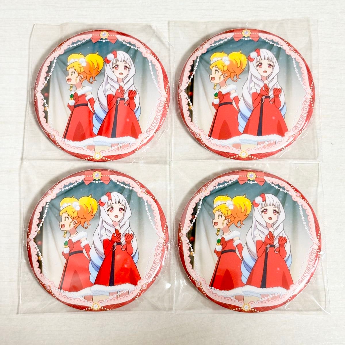 イオン アイカツスターズ チェスクッキーA 二階堂ゆず・白銀リリィ 缶