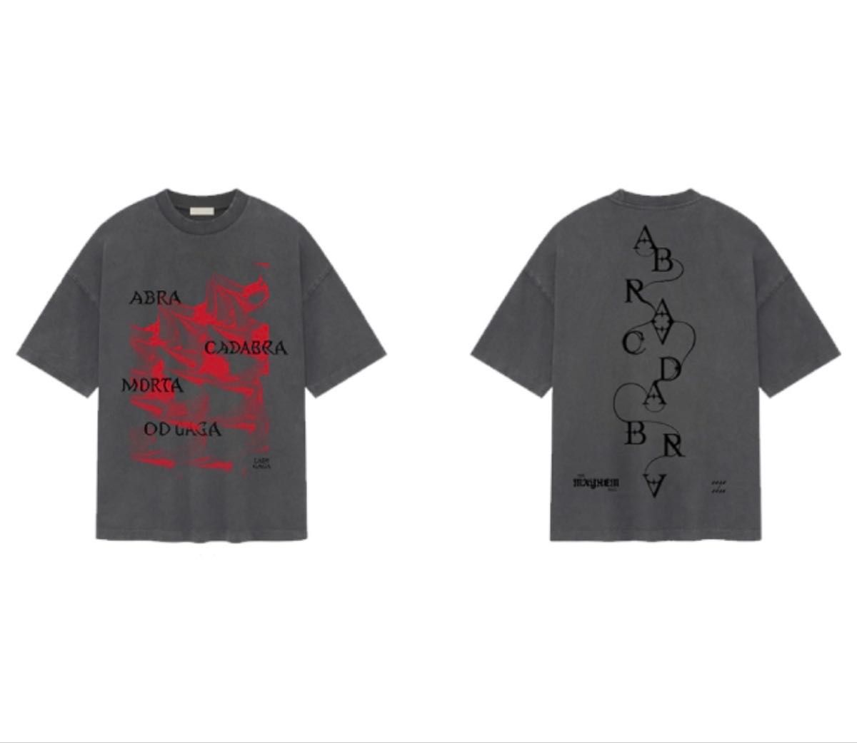 レディ・ガガ ENGLISH DATE BACK SS TEE レディ・ガガ ENGLISH DATE