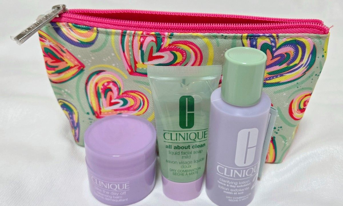 CLINIQUE クリニーク スキンケアセット ポーチ付 ポーチ圧縮｜Yahoo