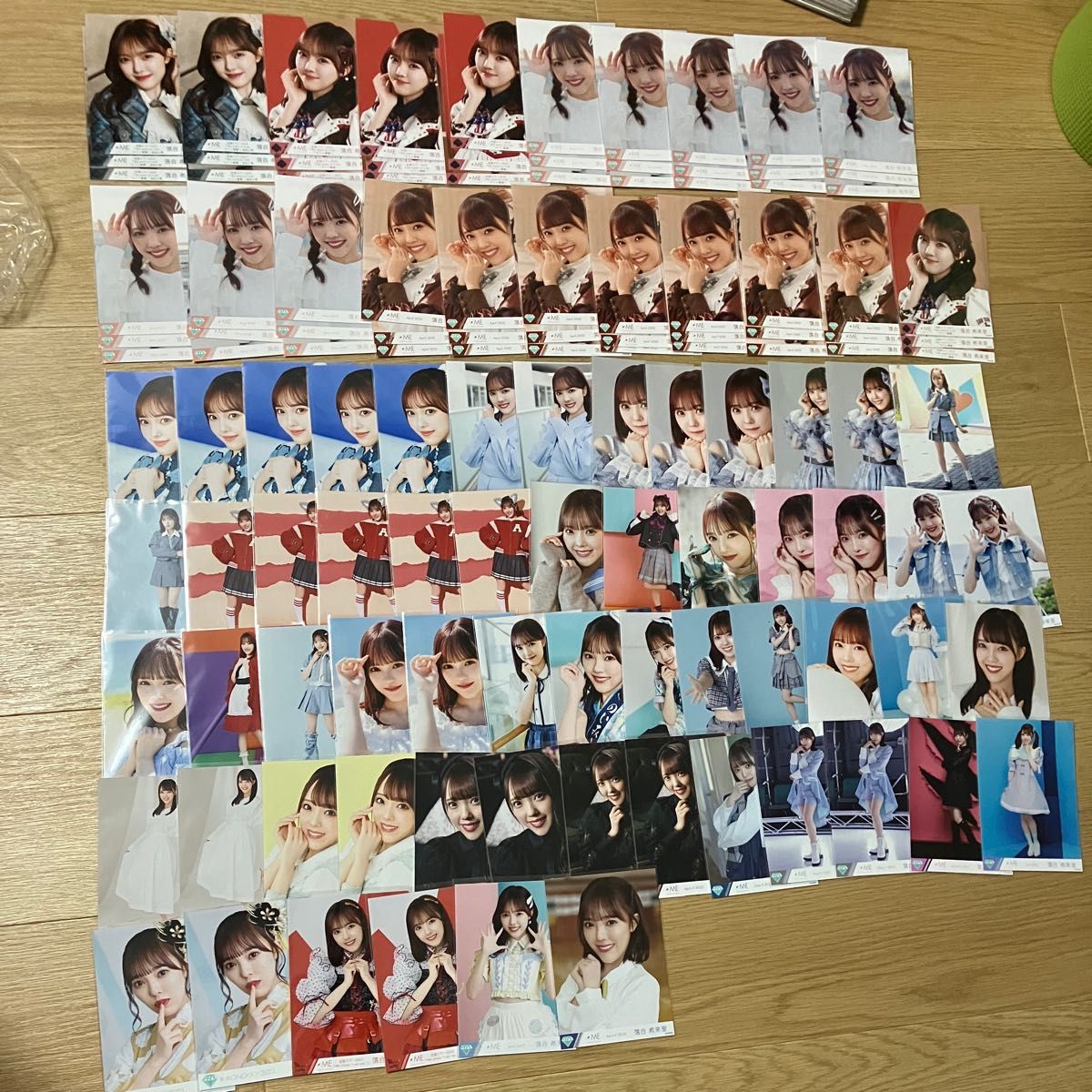 ≠MEくじ B賞 落合希来里 フレーム付きクリアスタンド 新品未開封