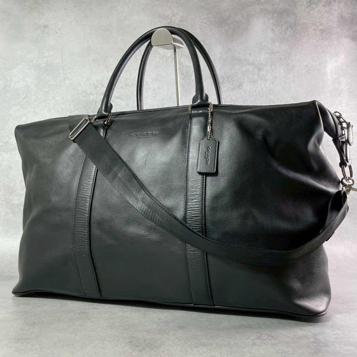 送料無料 美品 COACH コーチ メンズ ボストンバッグ ダッフルバッグ