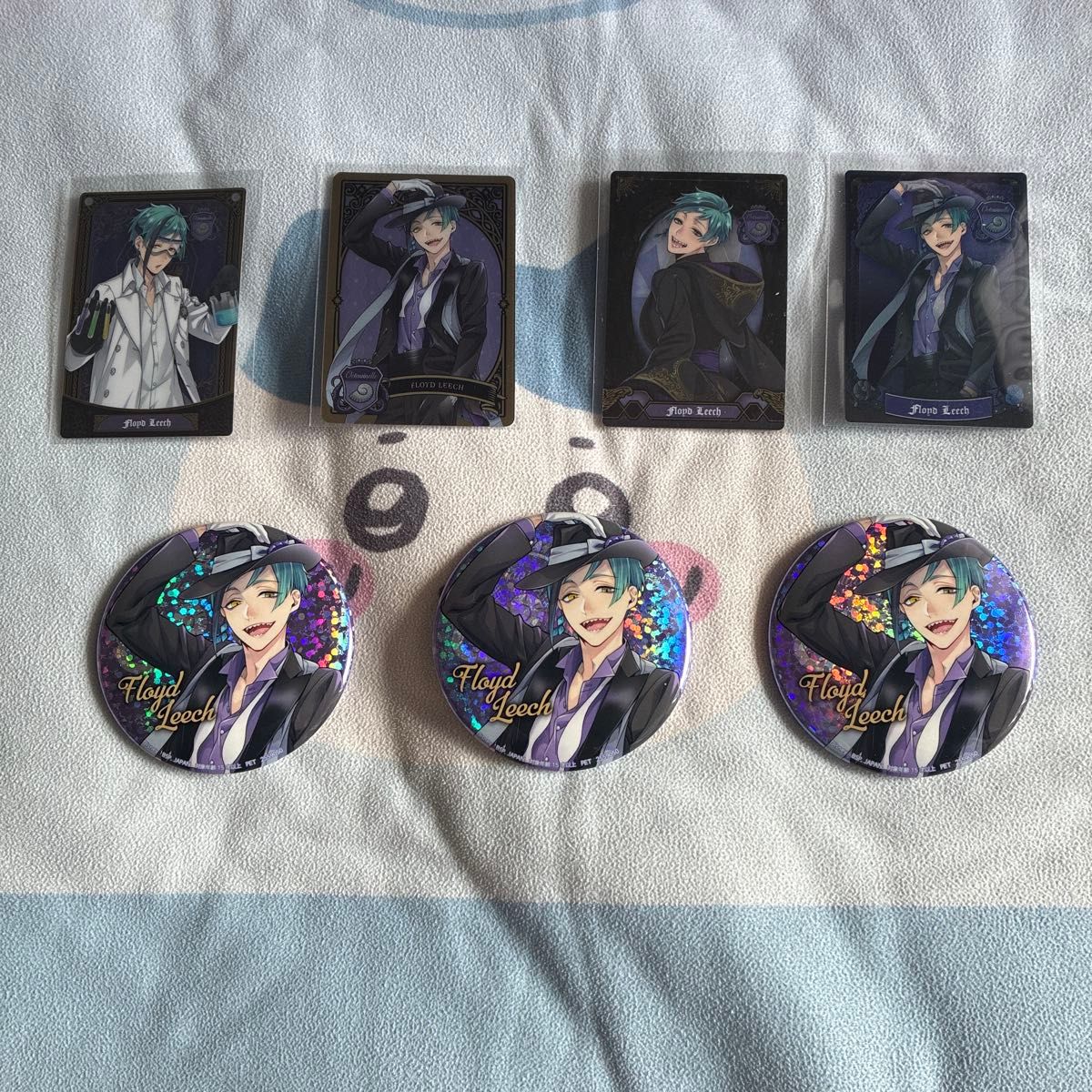 ツイステ フロイド・リーチ namco 缶バッジ 式典服 ツイステッド