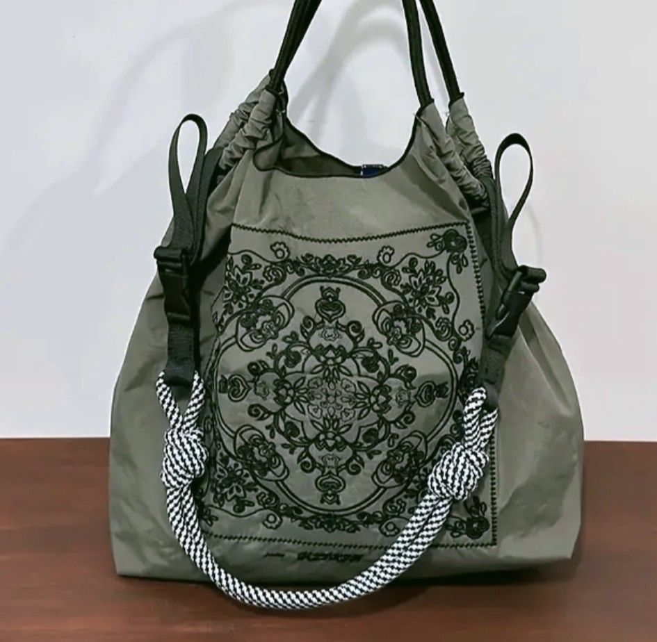 モネ展 モネ 睡蓮のとき オーガンジー刺繍バッグ オーロラ トート