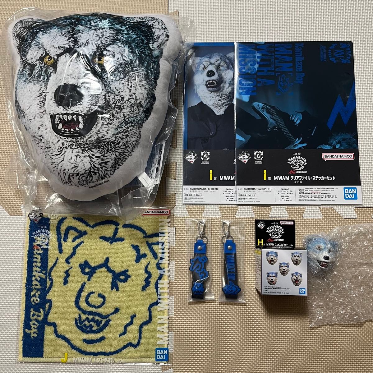 一番くじ MAN WITH A MISSION H賞 MWAM フェイスマグネット Kamikaze
