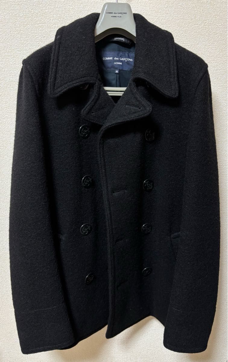 希少】COMME des GARCONS HOMME ピーコート XS Pコート ネイビー