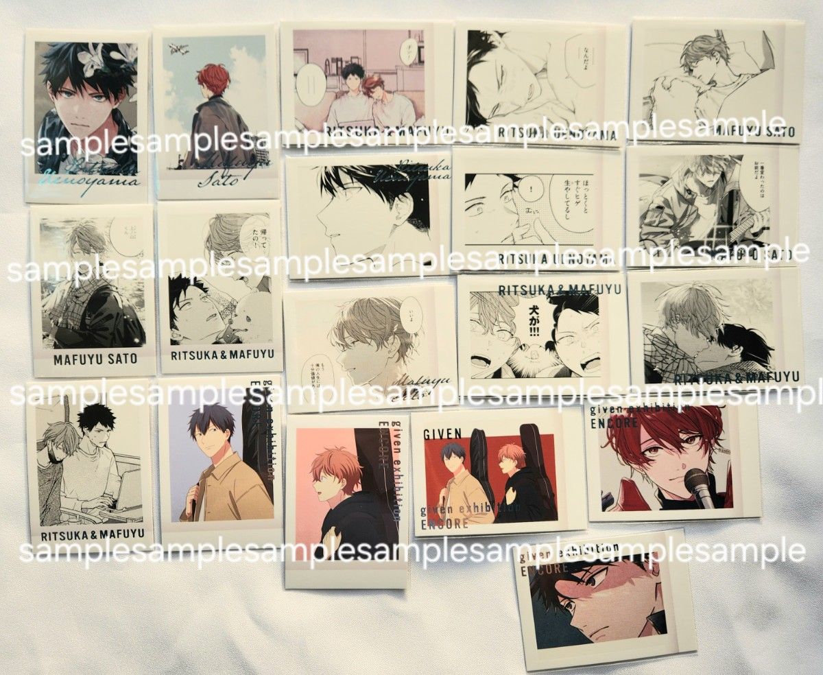 ギヴン展 given exhibition ENCORE ぱしゃこれ カスタマニアキャリー