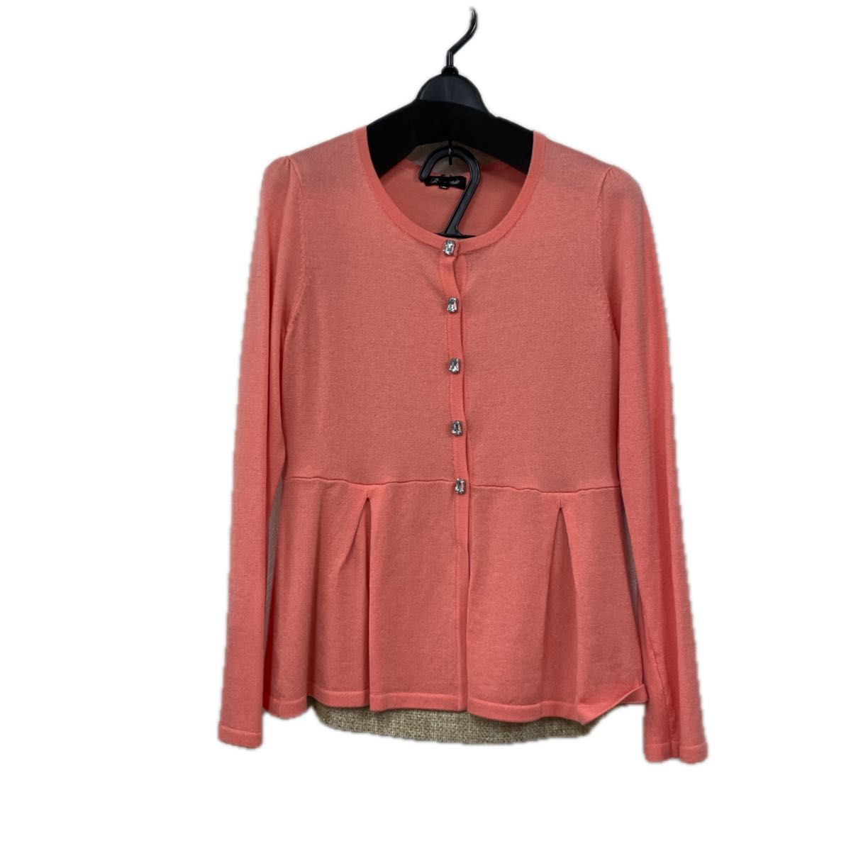 Bibiy ペプラムカーディガン ピンク｜Yahoo!フリマ（旧PayPayフリマ）