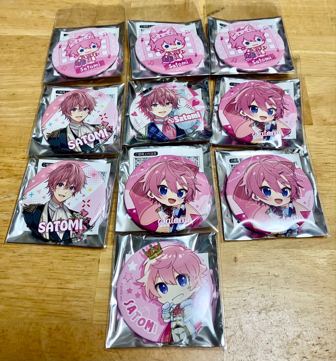 即購入 すとぷり さとみくん ワンマンライブ 実写 缶バッジ 10個