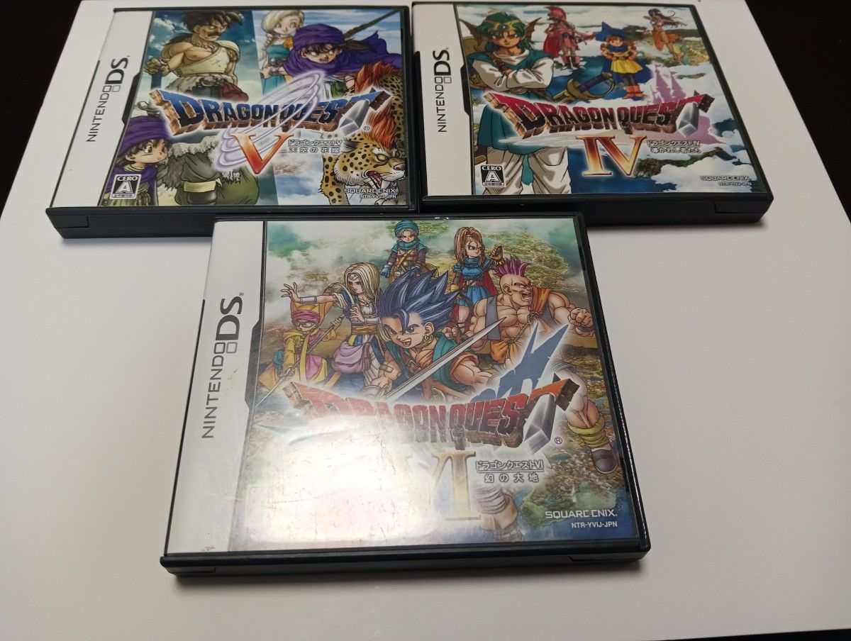 ソフト単品】ドラゴンクエストⅣ・Ⅴ・Ⅵ・Ⅸ 4点セット 動作確認済み