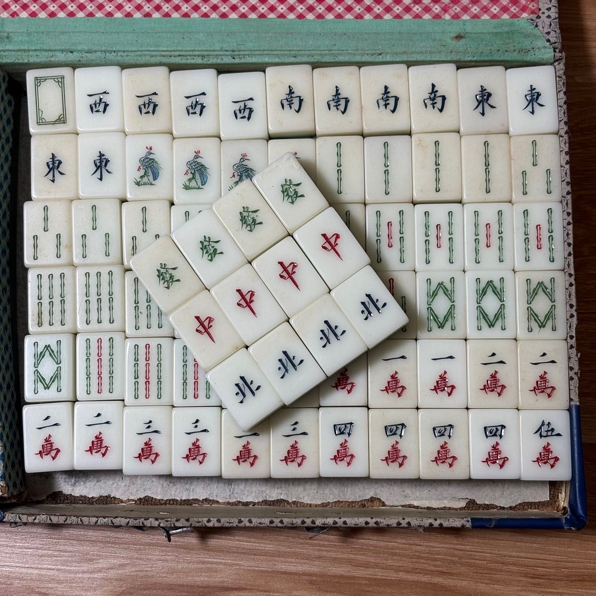 竹麻雀牌 麻雀牌 麻雀 レトロ 麻雀パイ 昭和レトロ 竹牌｜Yahoo!フリマ