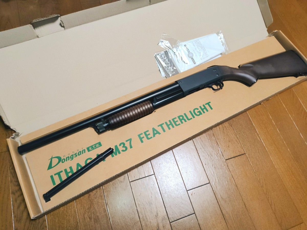 KTW イサカ M37 ライアット ショットガン フルメタル 木製ストック