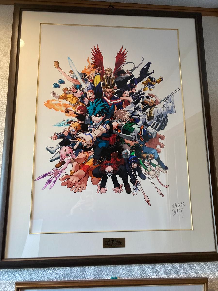 僕のヒーローアカデミア 額装高級複製原画 2023ジャンプフェスタ