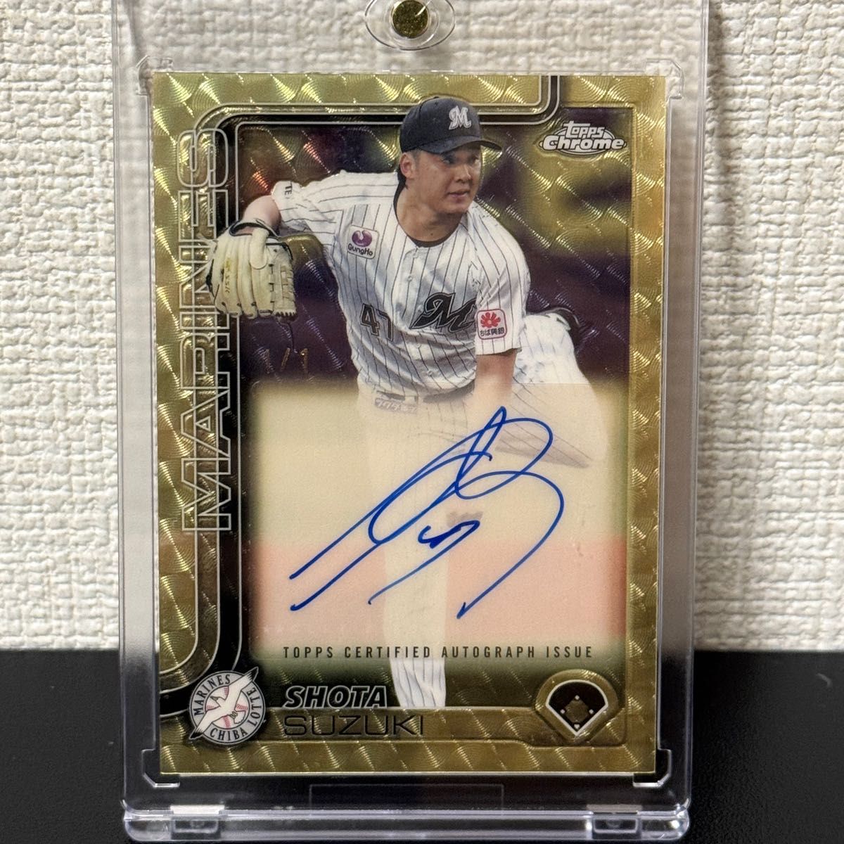 松井秀喜 25枚限定 2025 Topps NPB Chrome 直筆サインカード 読売