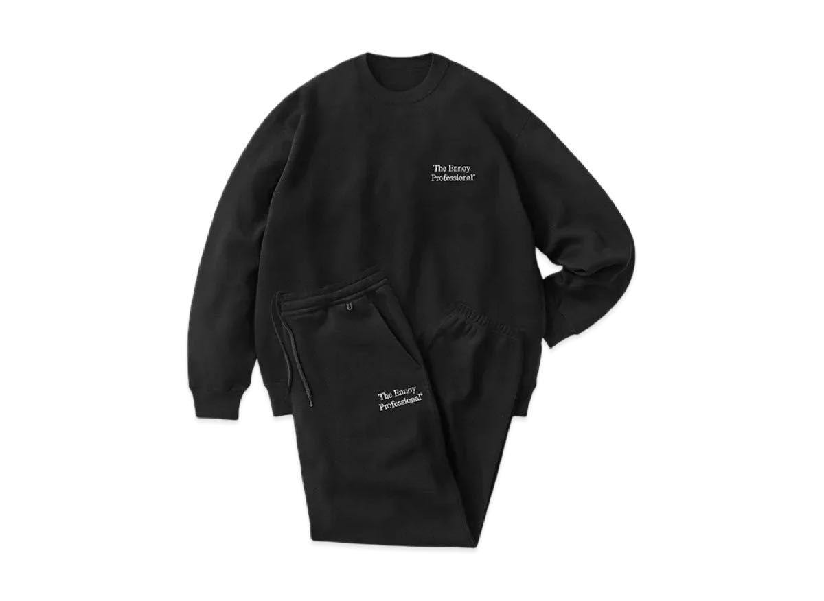 新品L／ENNOY Border Crew Neck Sweat 