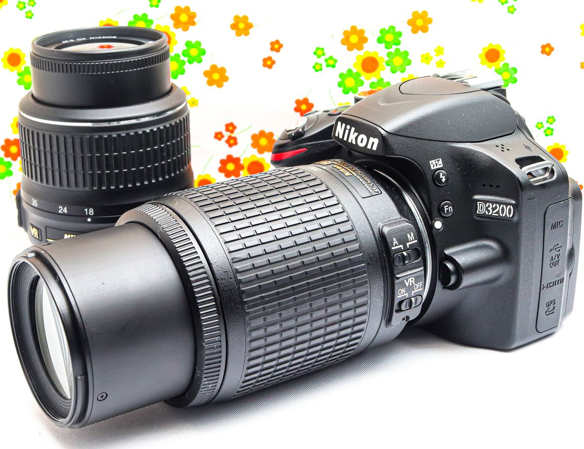 美品 スポーツ観戦におすすめ Nikon D3200 ダブルレンズ ニコン｜Yahoo