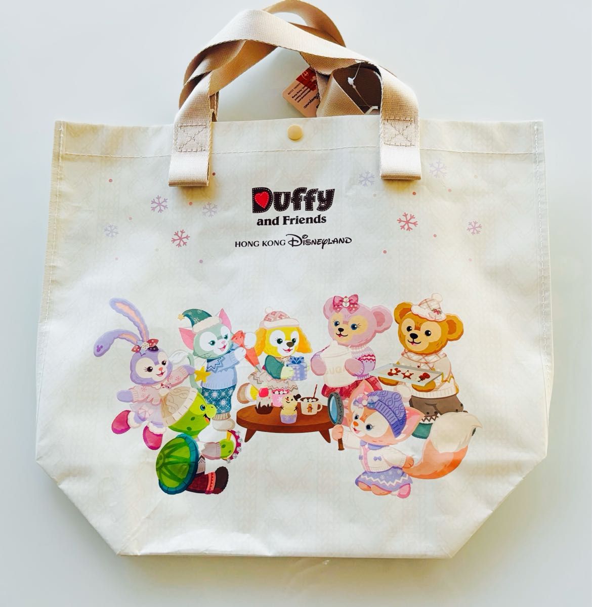 香港ディズニーランド ダッフィー エコバッグ シュパット Mサイズ