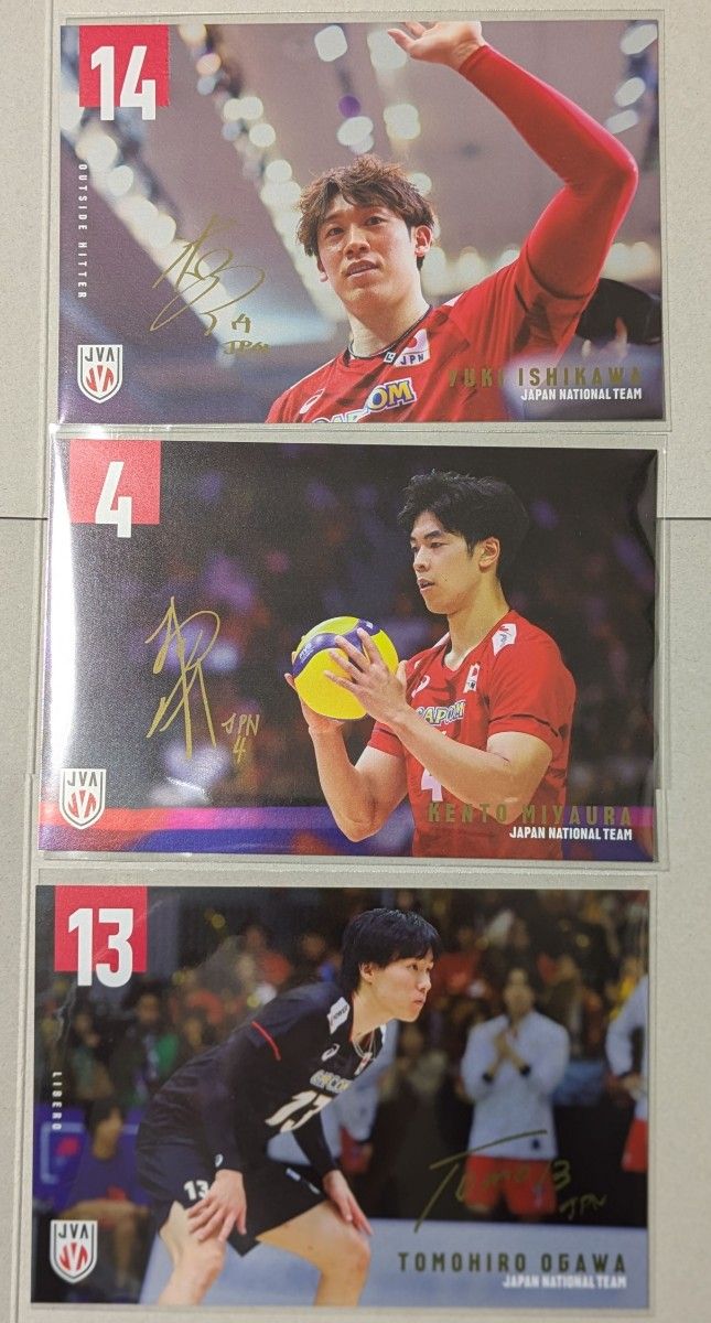 小川智大【箔サイン】2024 バレーボール 男子 日本代表 カード｜Yahoo