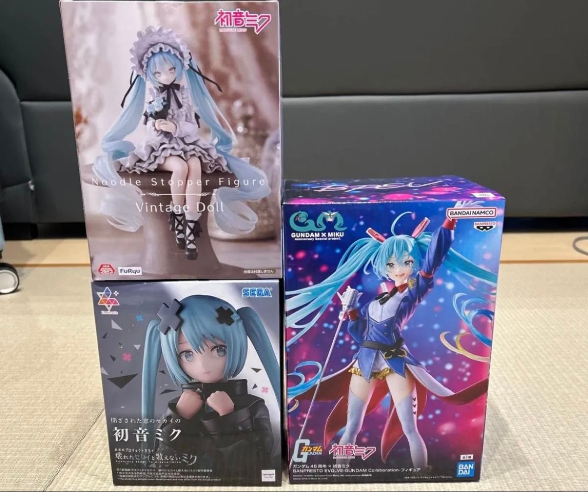 初音ミク フィギュア 2体セット Classical Maid ガンダムコラボ｜Yahoo