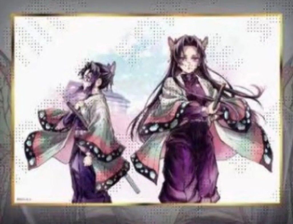 鬼滅の刃 繋ぐ WEBSHOPくじ 善逸と爺ちゃん B賞 アクリル色紙 ufotable