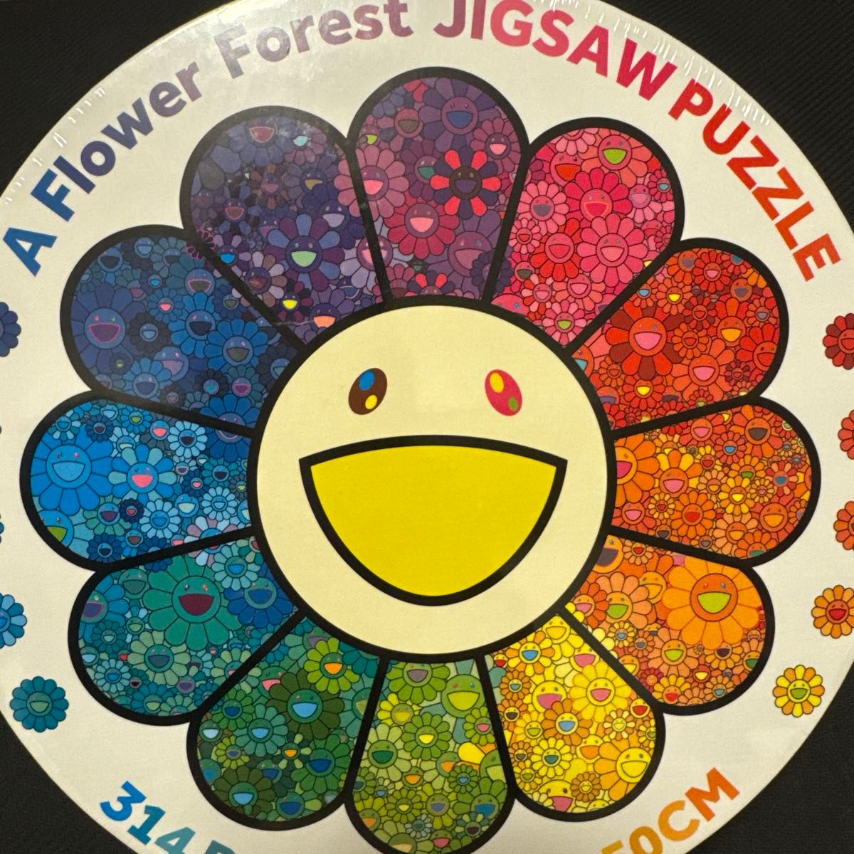 新作】村上隆 A Flower Forest Jigsaw Puzzle フラワー型