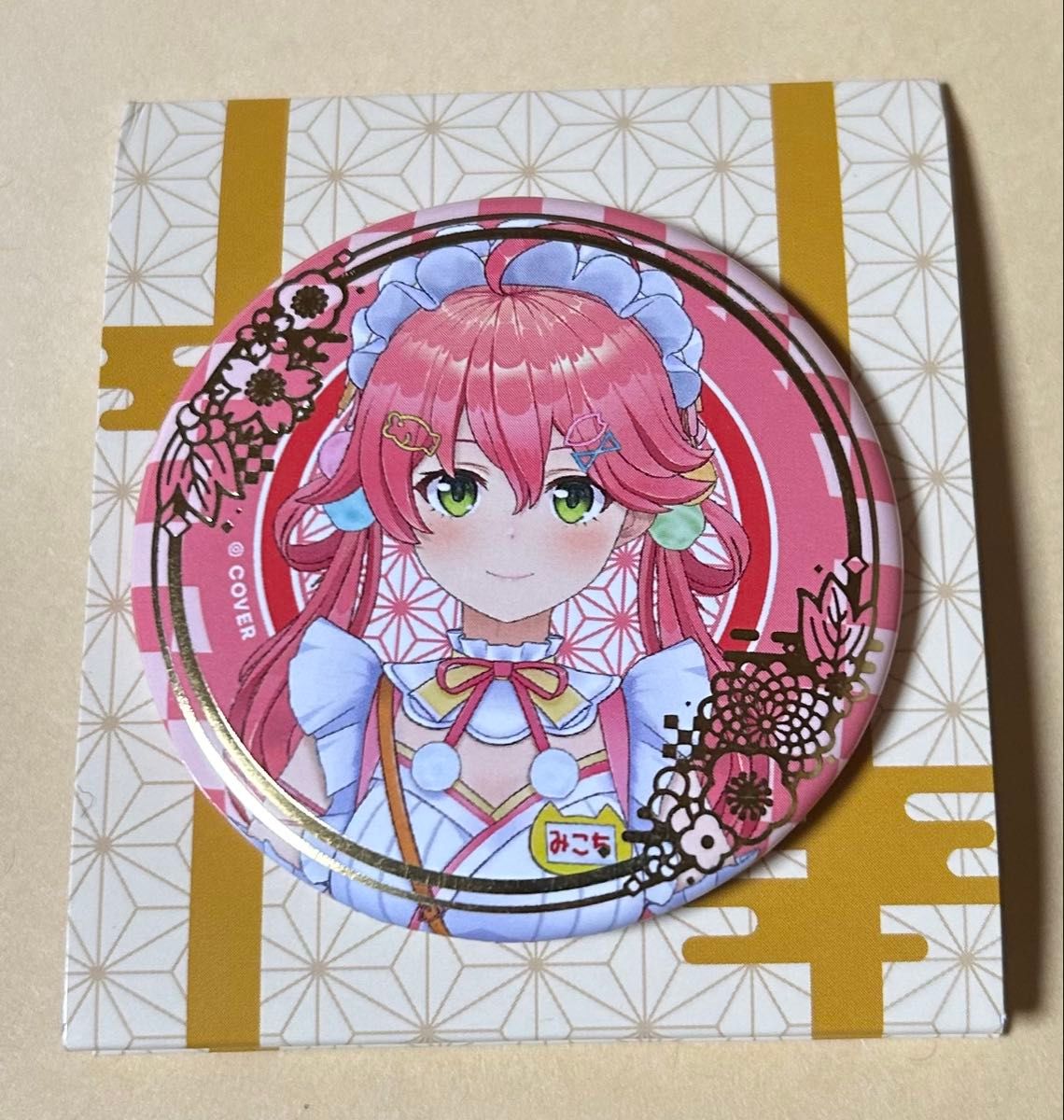 ホロライブ ランダム箔押し缶バッジ 正月衣装ver 古石ビジュー b