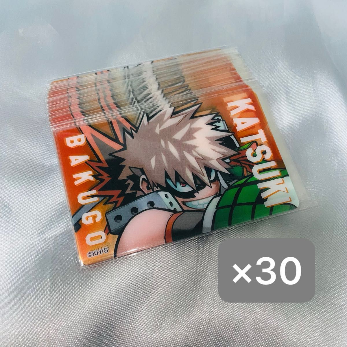 ヒロアカ 原画展 爆豪勝己 大人 箔押しクリアカードコレクション