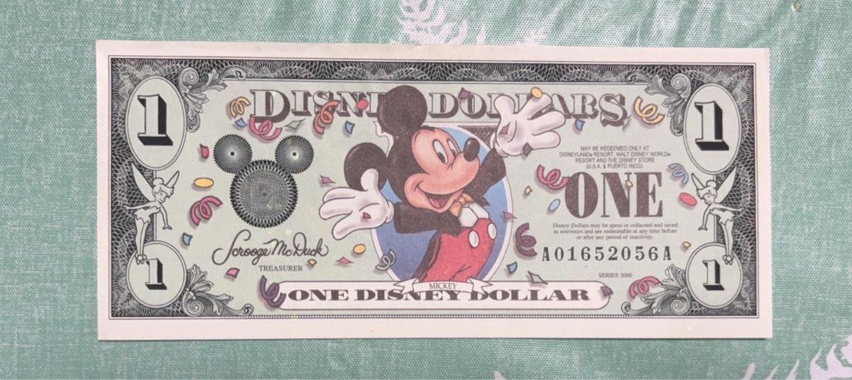 ディズニーダラー 50ドル札 （2005年版） $50 紙幣 50周年限定品