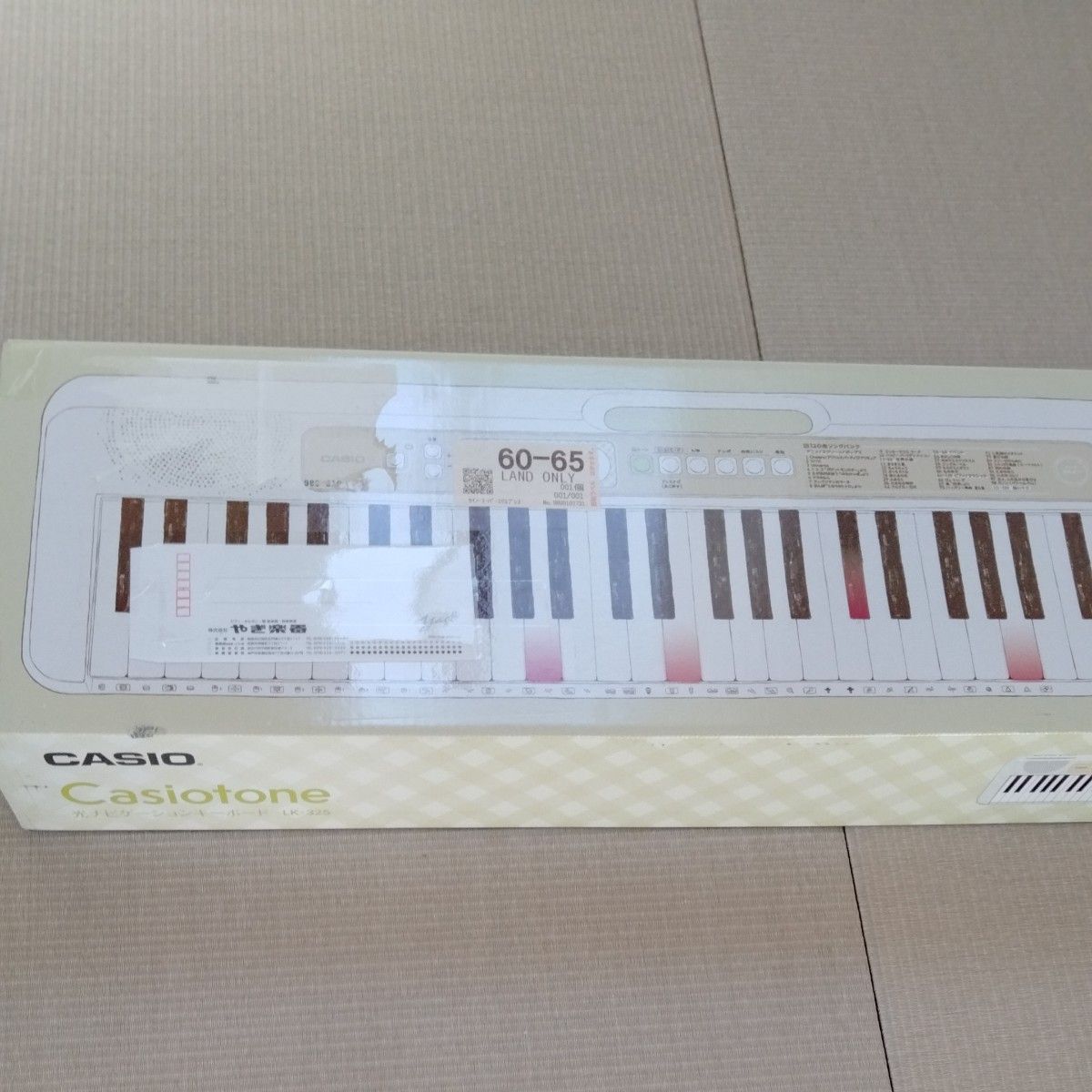 CASIOカシオ光ナビゲーション電子ピアノLK-180TV 純正ACアダプタ付属