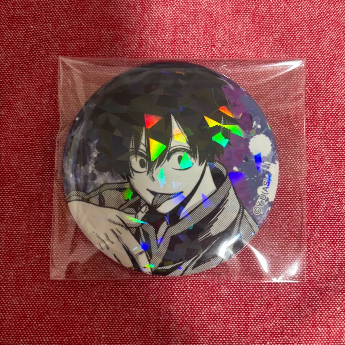 桃源暗鬼 淀川真澄 マズル ホログラム缶バッジ ハート缶バッジ