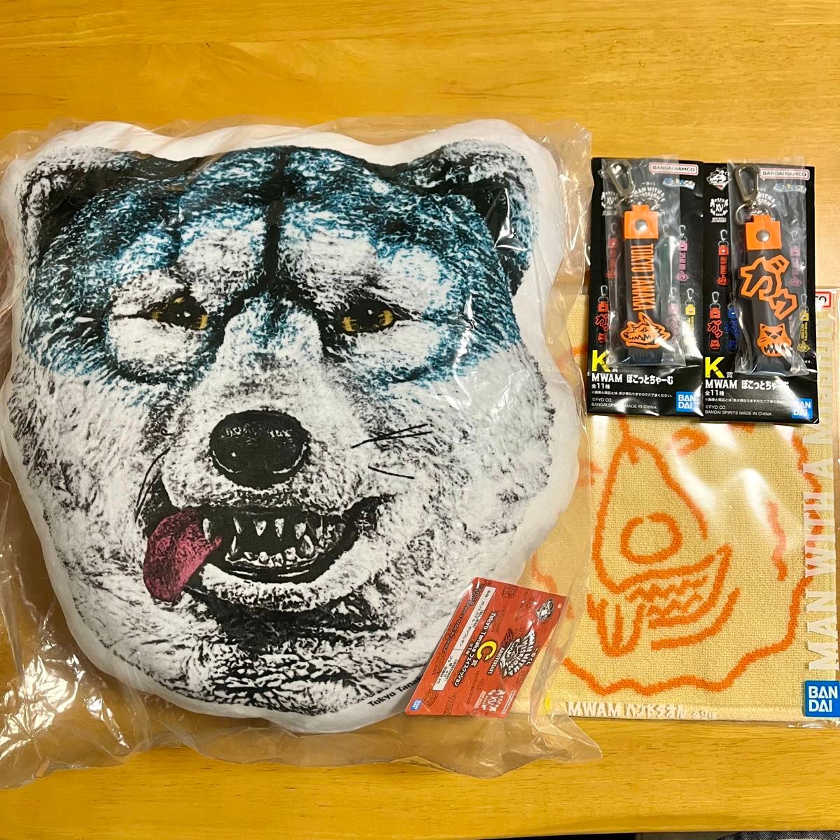 一番くじ MAN WITH A MISSION フェイスクッション 全5種セット｜Yahoo