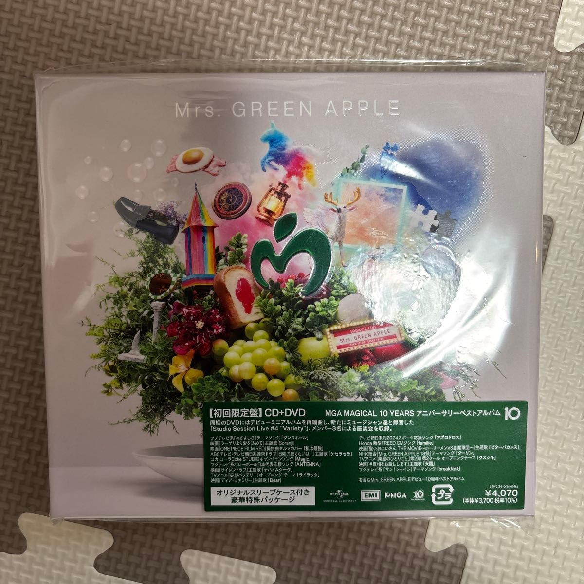 限定盤 10&“HarmonyCOMPLETE BOX Mrs GREEN APPLE CD+3DVD+グッズ/10
