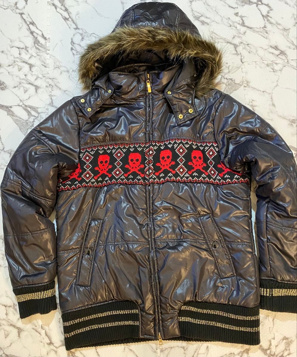 y2k 十字架 黒 ダウンジャケット Jacket｜Yahoo!フリマ（旧PayPayフリマ）
