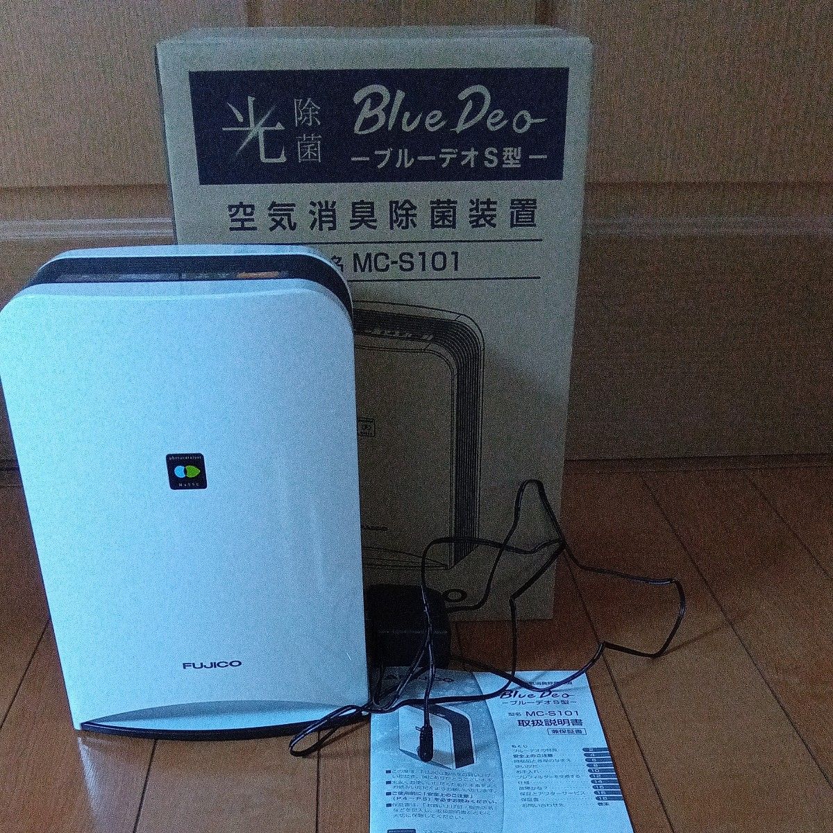 D5M003 美品FUJICO 空気清浄機 MC-T101 2021年製動作保証 D5M003 美品