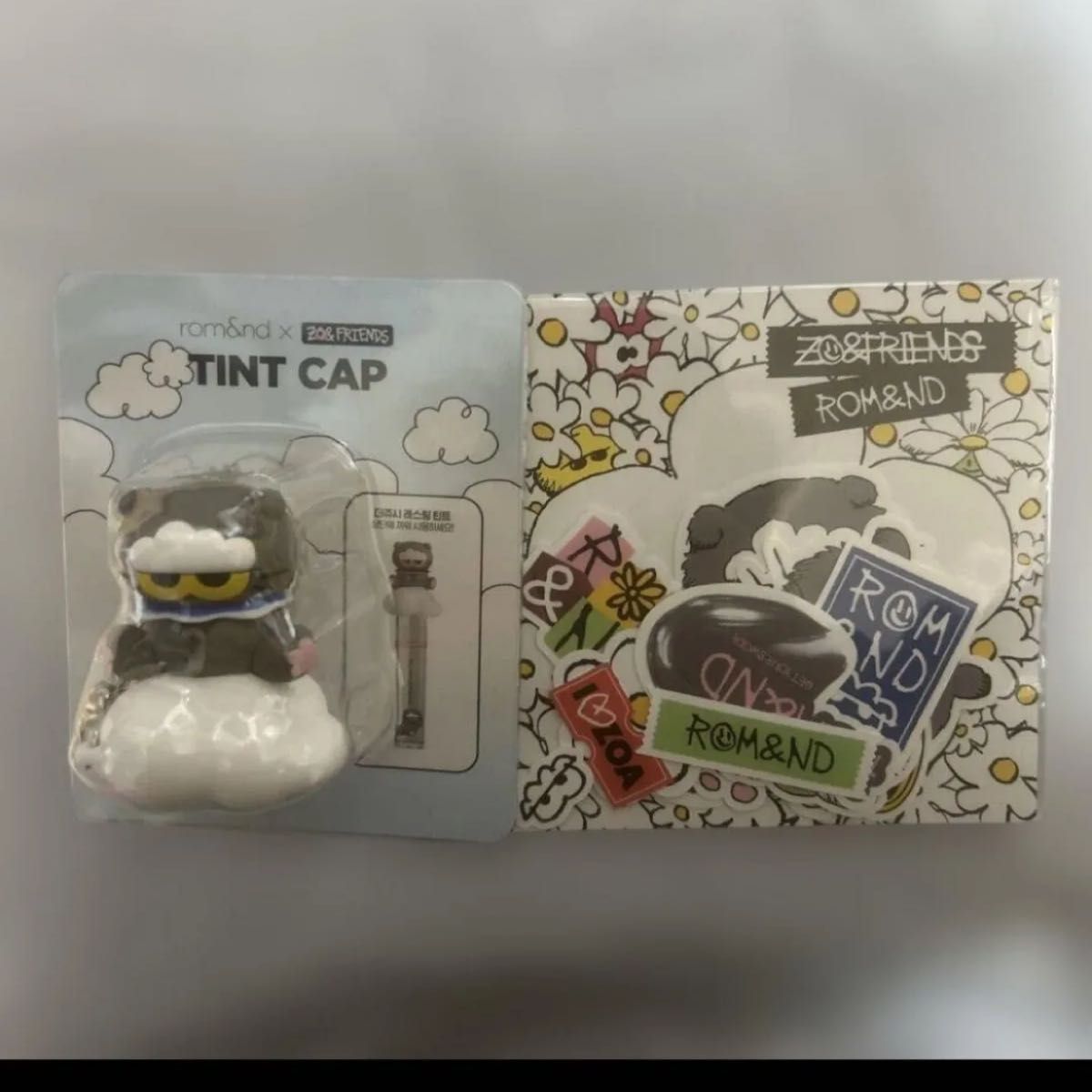 rom&nd ZO&FRIENDS ZOA ロムアンド ポーチ スカーフ グロス キャップ