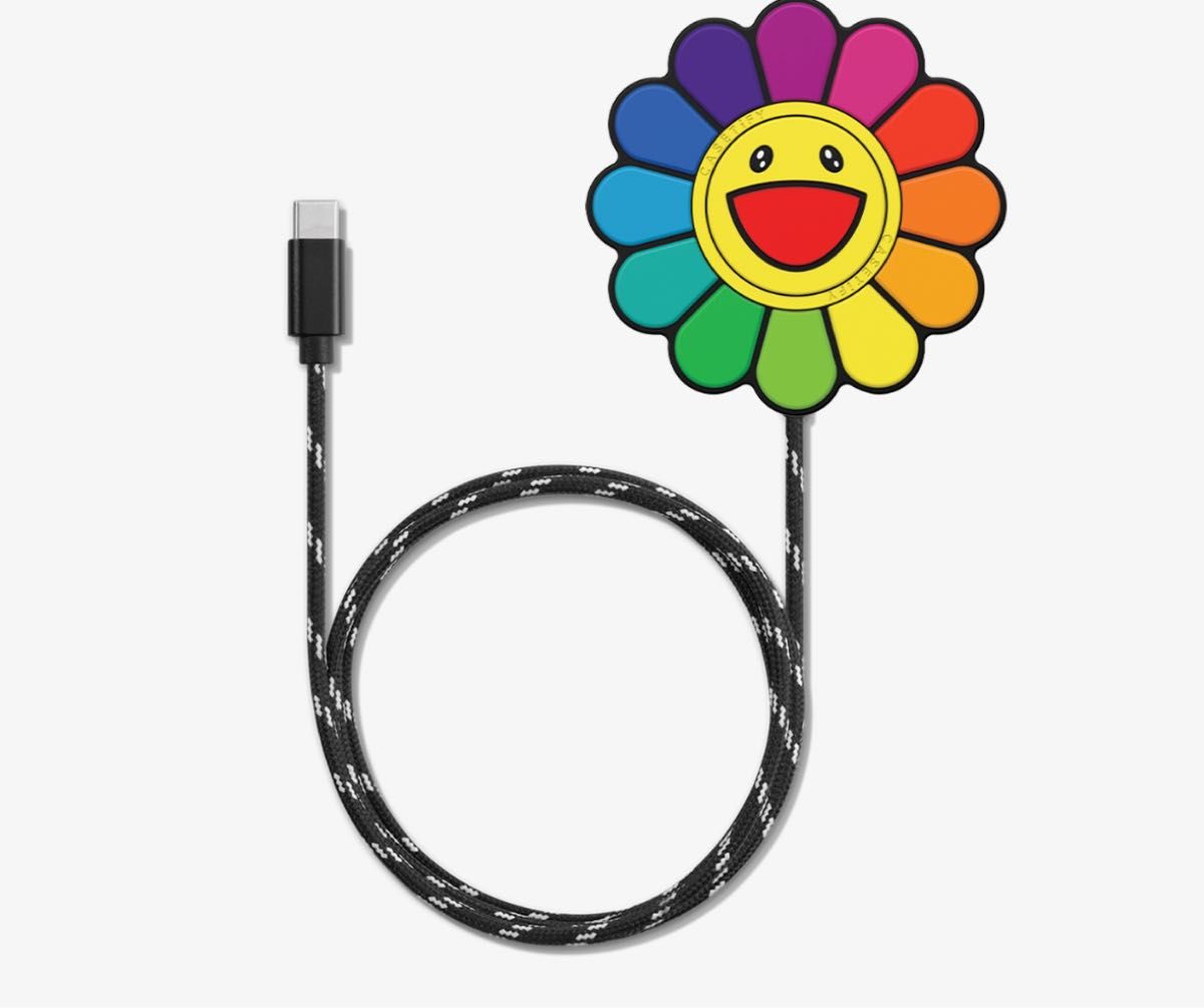 CASETiFY 村上隆 スマイル（レインボー） カードホルダースタンド