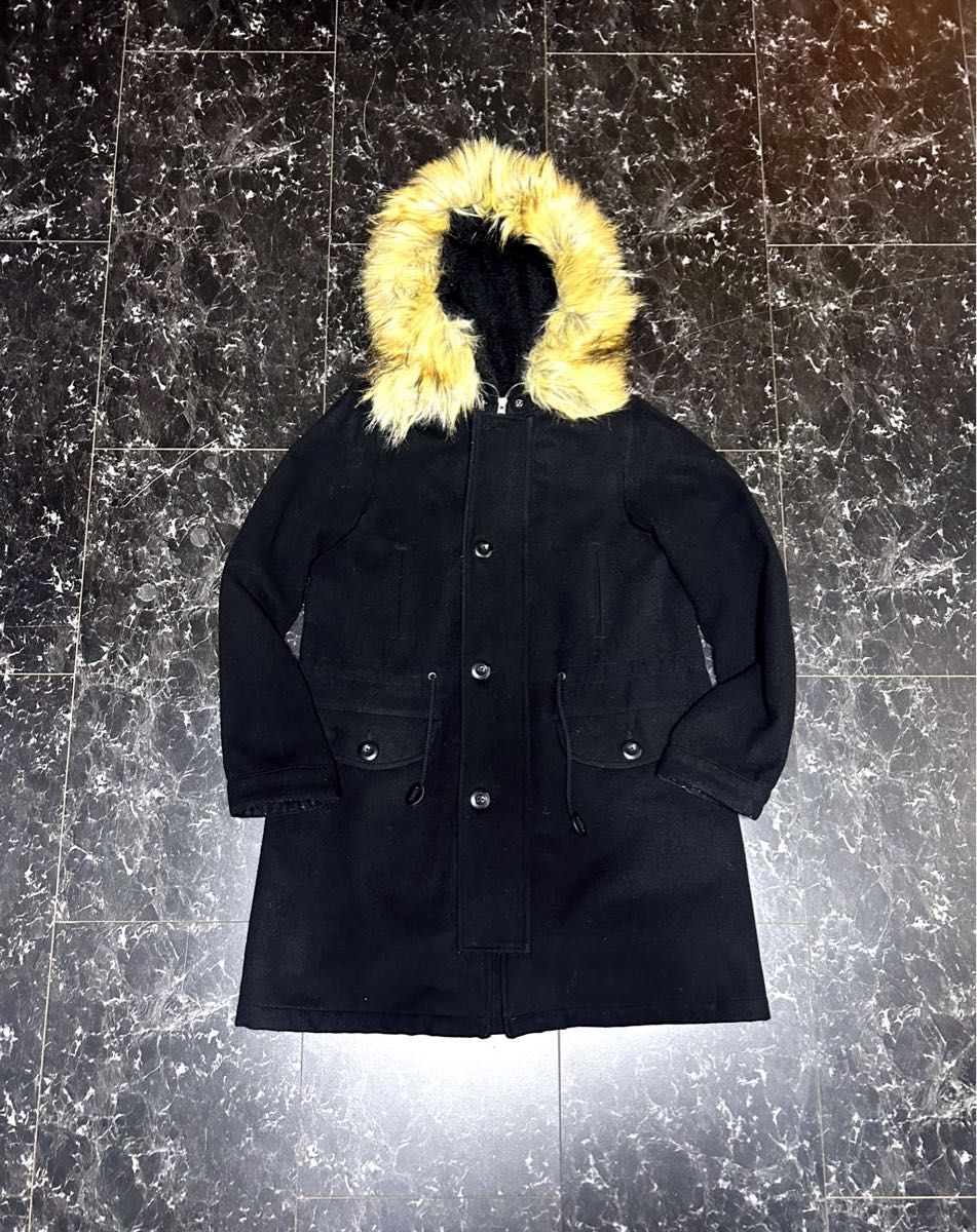 00s 平成 y2k モッズコート ファー ダークコア フェアリーグランジ