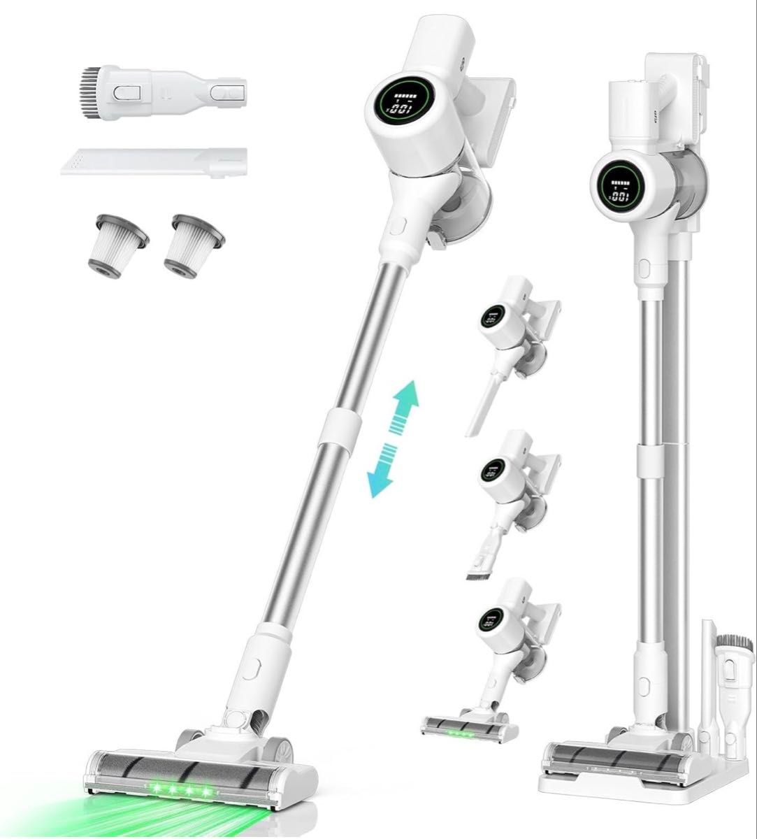 掃除機 コードレス2026先行販売80Kpa超強力吸引 業界初独立モーター自