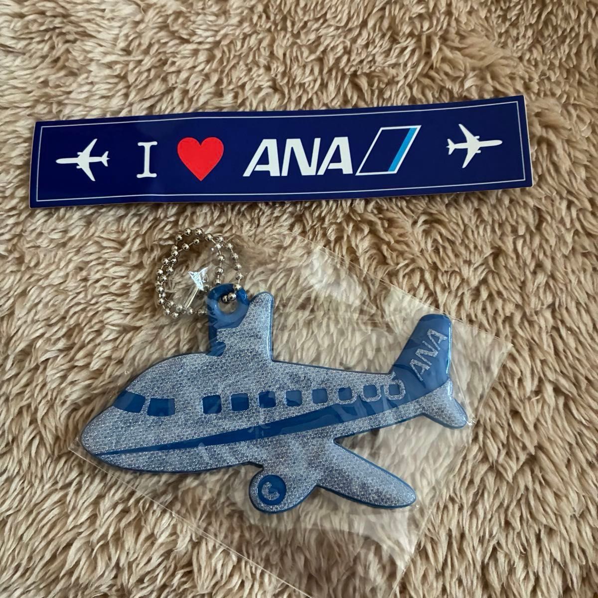 新品未使用】レアANA B747アウターペーン メモリアルキーホルダー