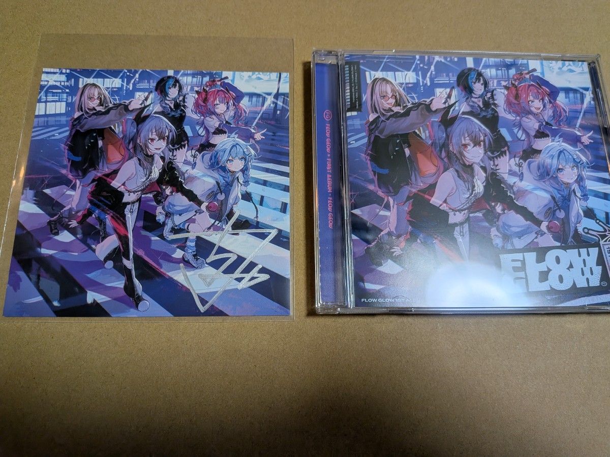 FLOW GLOW 1st アルバムアナザージャケット 直筆サイン 水宮枢｜Yahoo