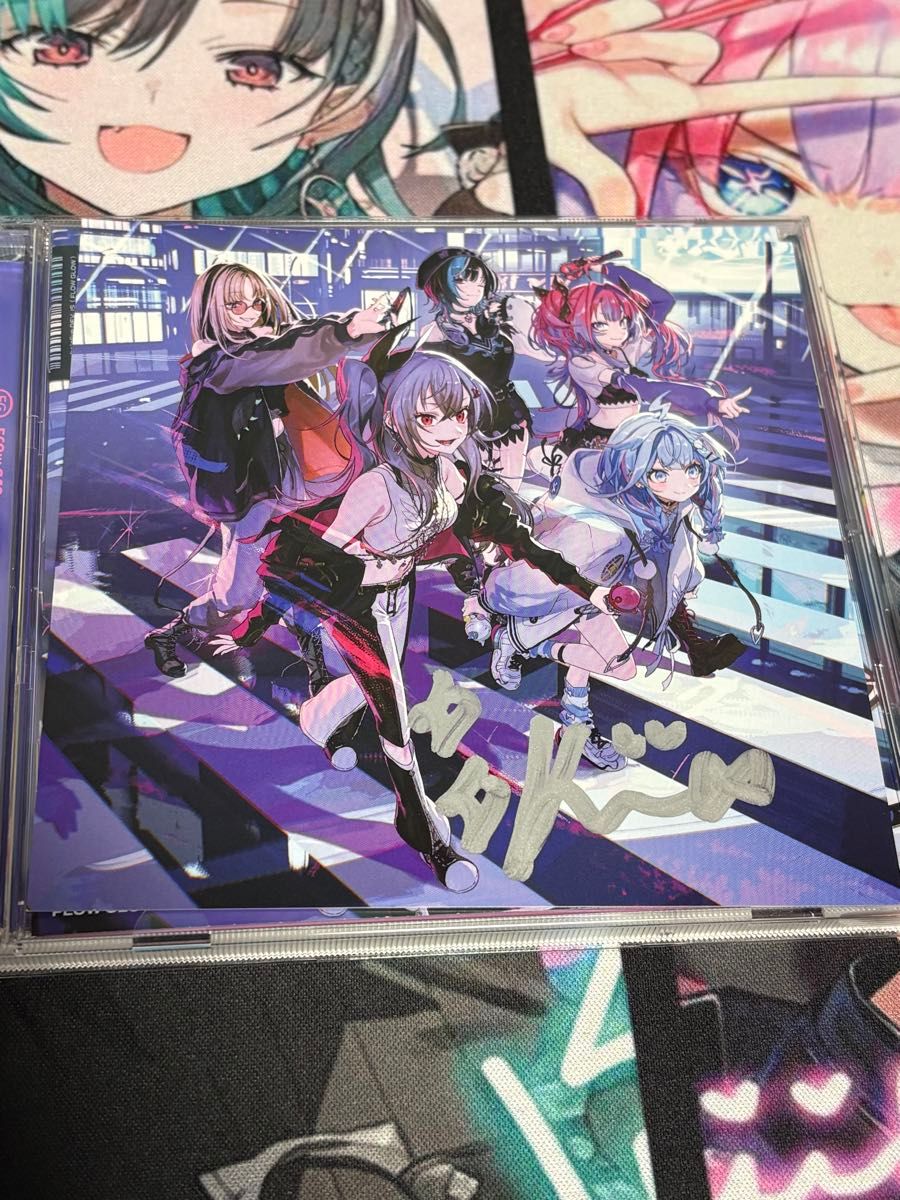 FLOW GLOW 1st アルバムアナザージャケット 直筆サイン 綺々羅々