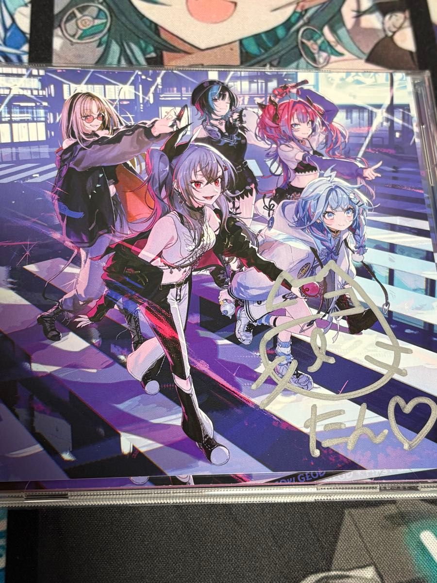 FLOW GLOW 1st アルバムアナザージャケット 直筆サイン 綺々羅々