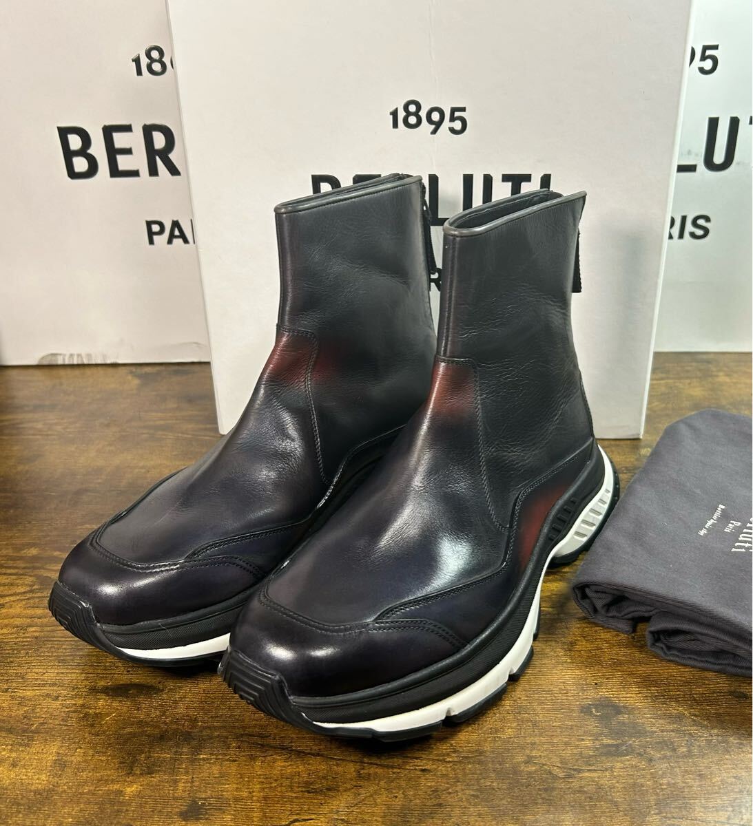 2026年最新】Yahoo!オークション -berluti ブーツの中古品・新品・未