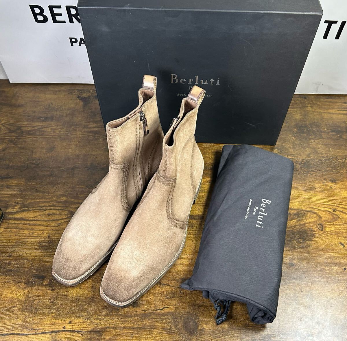 2026年最新】Yahoo!オークション -berluti ブーツの中古品・新品・未