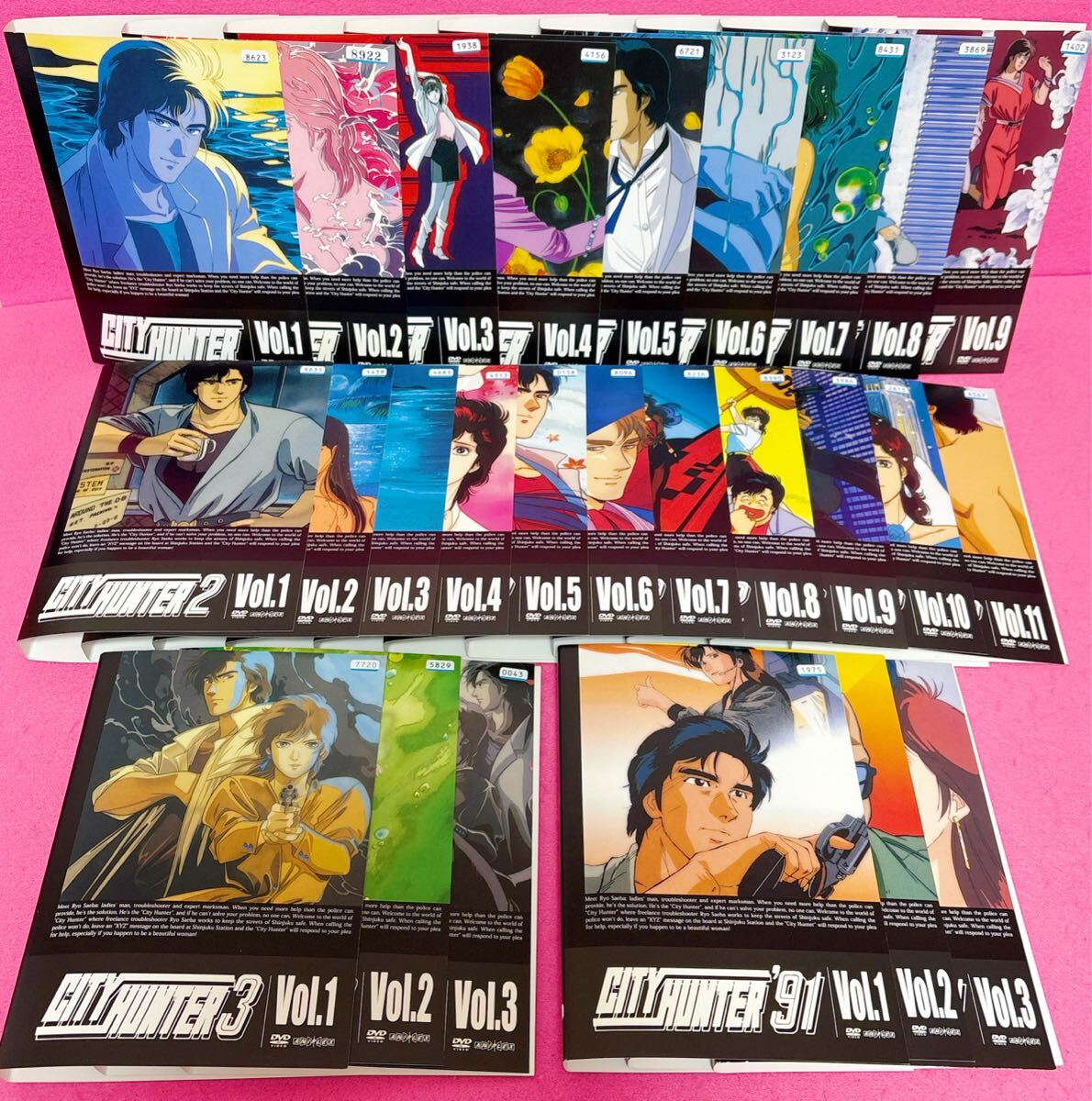 新品ケース交換済み CITY HUNTER シティーハンター1期～4期 DVD26巻