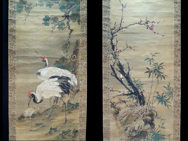 Yahoo!オークション -「松鶴」(日本画) (絵画)の落札相場・落札価格