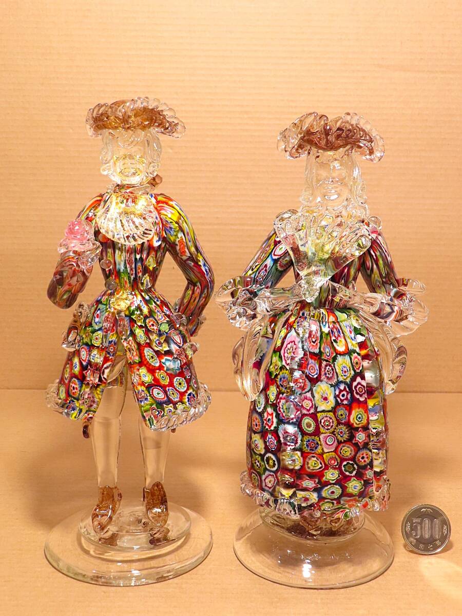 Yahoo!オークション -「ベネチアンガラス 人形」(工芸ガラス) (ガラス
