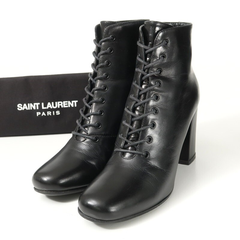 Yahoo!オークション -「saint laurent ブーツ」の落札相場・落札価格