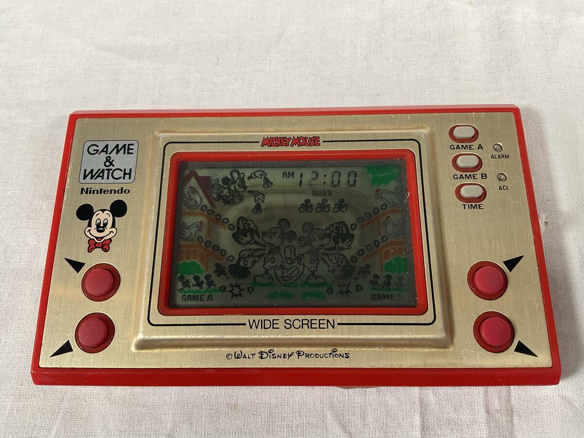 Yahoo!オークション -「ゲームウォッチ ミッキーマウス」(ゲーム