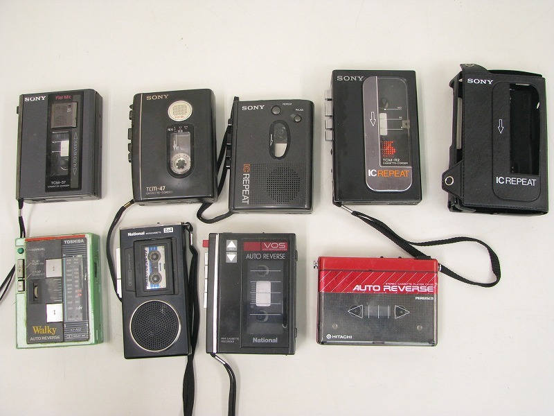 WALKMAN類、東芝walky Panasonic アイワ ジャンクまとめ Comparison